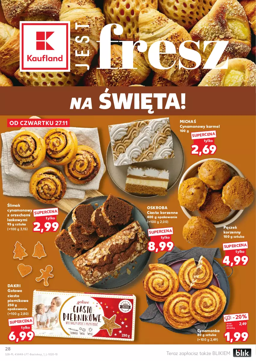 Gazetka promocyjna Kaufland - Gazetka tygodnia - ważna 27.11 do 03.12.2025 - strona 28 - produkty: Pączek, Piernik, Tera