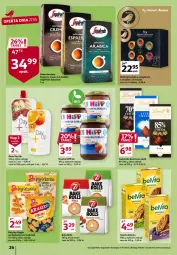 Gazetka promocyjna Auchan - Sezon na radość Hipermarkety - Gazetka - ważna od 26.05 do 26.05.2021 - strona 26 - produkty: BelVita, HiPP, Ciastka, Ser, Bake Rolls, Lajkonik, Gin, BIC, Kawa ziarnista, Kawa, Kiwi, Bajgle, Czekolada, Deser, Krakersy, Segafredo, Lindt