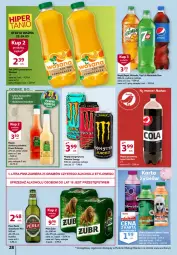 Gazetka promocyjna Auchan - Sezon na radość Hipermarkety - Gazetka - ważna od 26.05 do 26.05.2021 - strona 28 - produkty: Piwo, 7up, Napój energetyczny, Mirinda, Perła, Pepsi, Mango, Napój