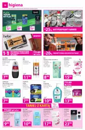 Gazetka promocyjna Hebe - Gazetka - Gazetka - ważna od 06.10 do 06.10.2021 - strona 10 - produkty: BIC, Dezodorant, Adidas, Woda po goleniu, Tampony, Szynka, Always, Podpaski, Garnier, Maszynka, Maszynka do golenia, Woda, Antyperspirant, Always Ultra