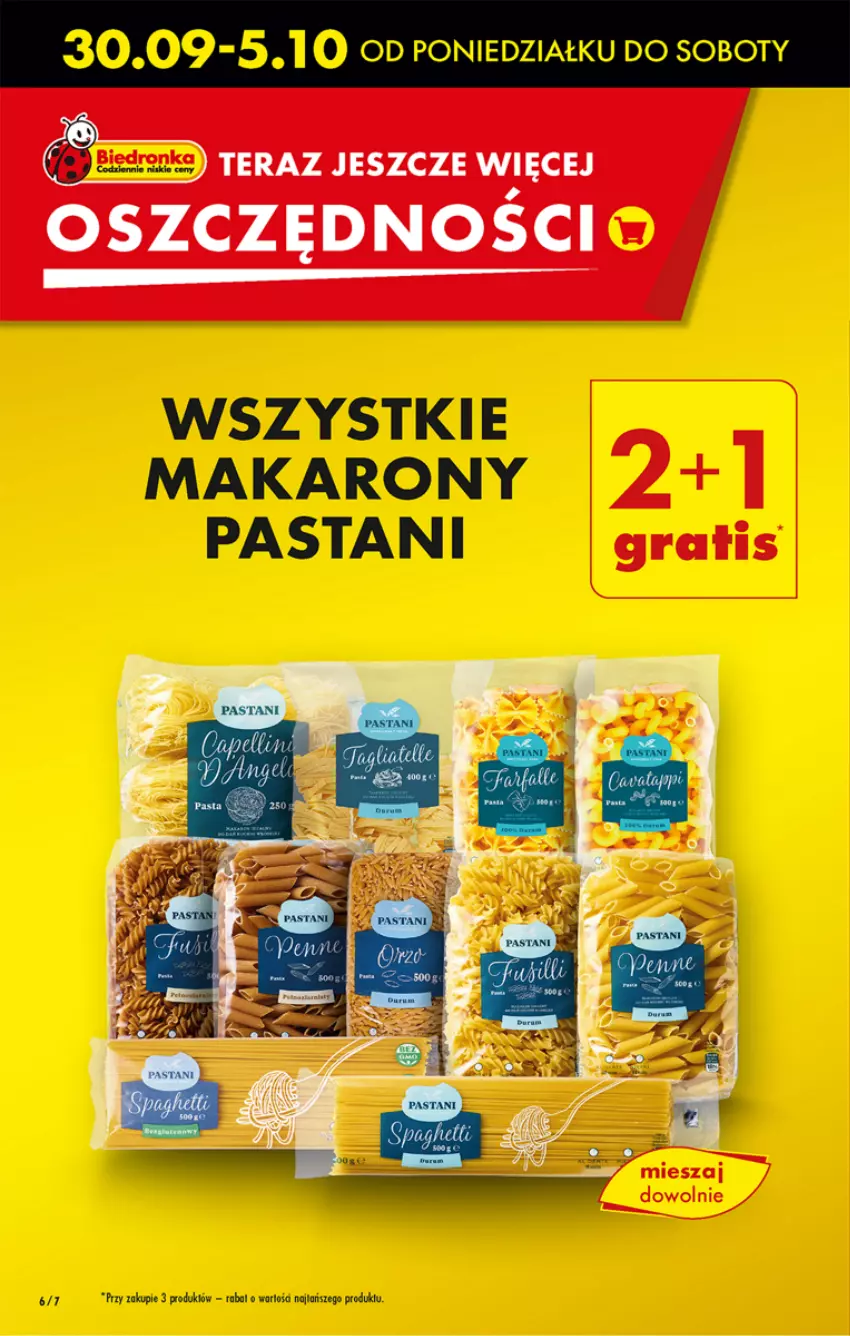 Gazetka promocyjna Biedronka - Od Poniedziałku - ważna 30.09 do 05.10.2024 - strona 6 - produkty: Makaron, Tera