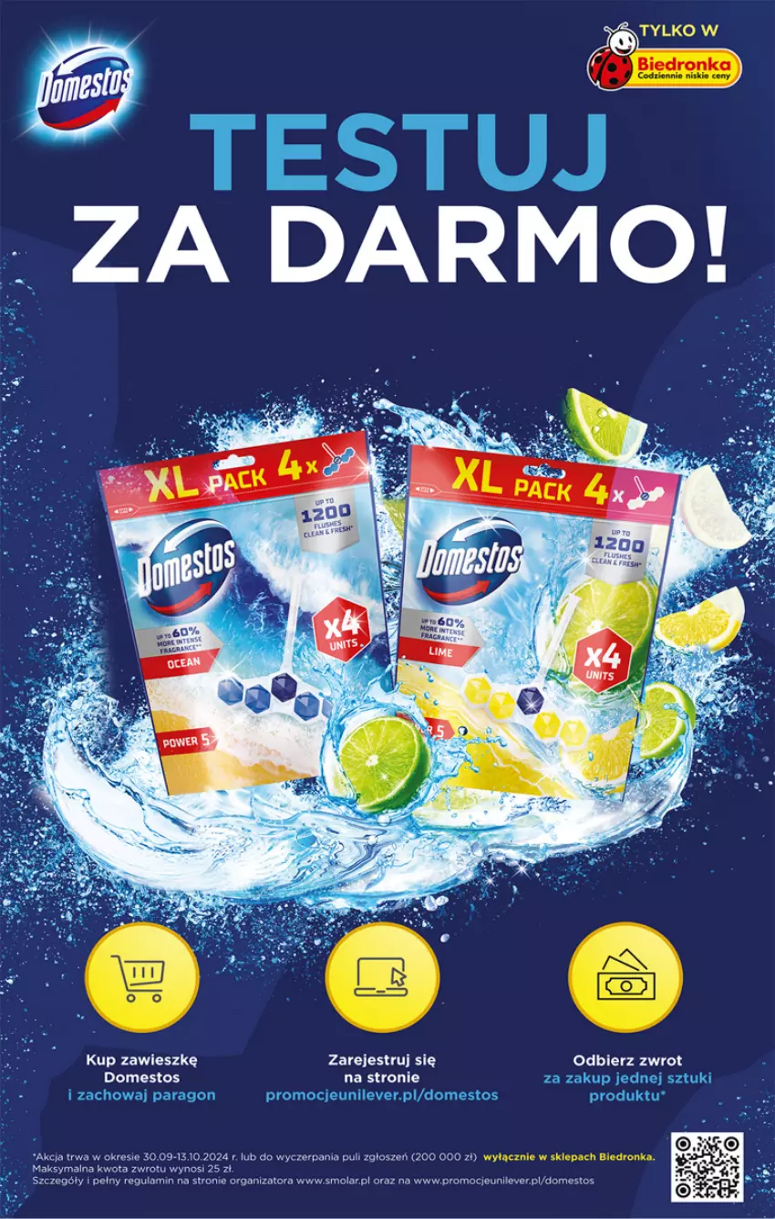 Gazetka promocyjna Biedronka - Od Poniedziałku - ważna 30.09 do 05.10.2024 - strona 63 - produkty: Domestos