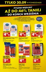 Gazetka promocyjna Biedronka - Od Poniedziałku - Gazetka - ważna od 05.10 do 05.10.2024 - strona 43 - produkty: Ser, Salami, Parówki, Parówki z szynki, Tera, Szynka