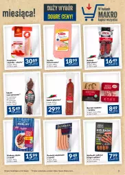 Gazetka promocyjna Makro - Najlepsze oferty - Gazetka - ważna od 26.06 do 26.06.2023 - strona 3 - produkty: Polędwica, Ser, Salami, Parówki, Szynka konserwowa, Szynka, Burger, Boczek, Kiełbasa, Kiełbasa śląska