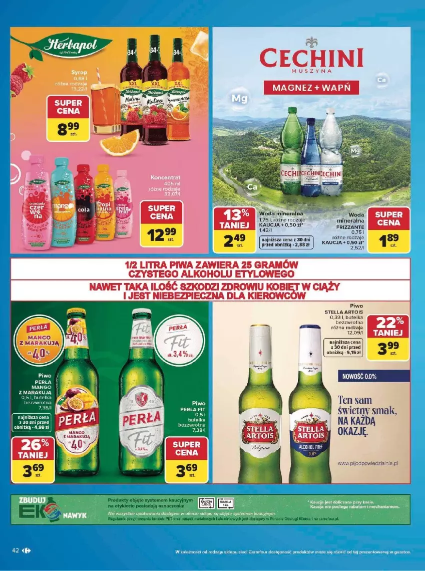 Gazetka promocyjna Carrefour - Gazetka w SUMIE same markowe okazje - ważna 08.06 do 20.06.2026 - strona 42 - produkty: Fa, Gra, Gry, Mus, Perła, Piec, Piwa, Piwo, Por, Szyna, Woda