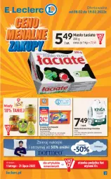 Gazetka promocyjna E Leclerc - Gazetka - ważna od 19.02 do 19.02.2022 - strona 1 - produkty: Klej, Vizir, Oshee, Woda mineralna, Kapsułki do prania, Woda, Masło