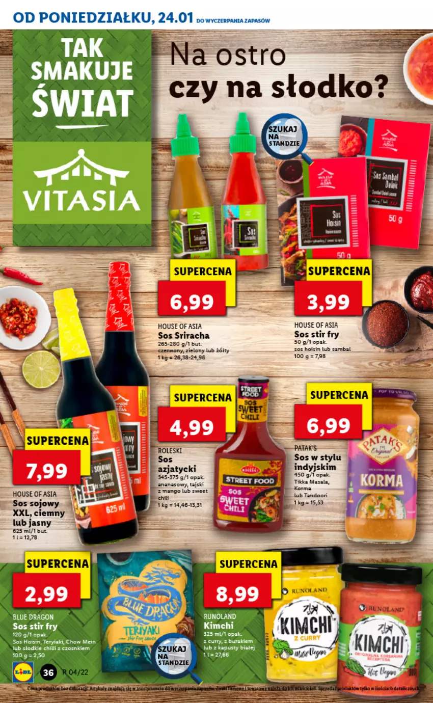 Gazetka promocyjna Lidl - GAZETKA - ważna 24.01 do 26.01.2022 - strona 36 - produkty: Ananas, Fa, House of Asia, Sos, Sos sojowy