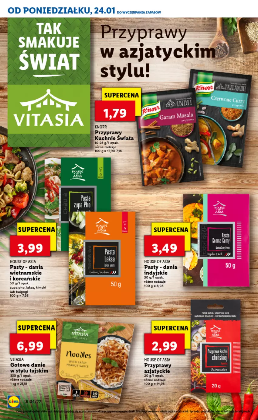 Gazetka promocyjna Lidl - GAZETKA - ważna 24.01 do 26.01.2022 - strona 42 - produkty: House of Asia, LG, Przyprawy, Zupa