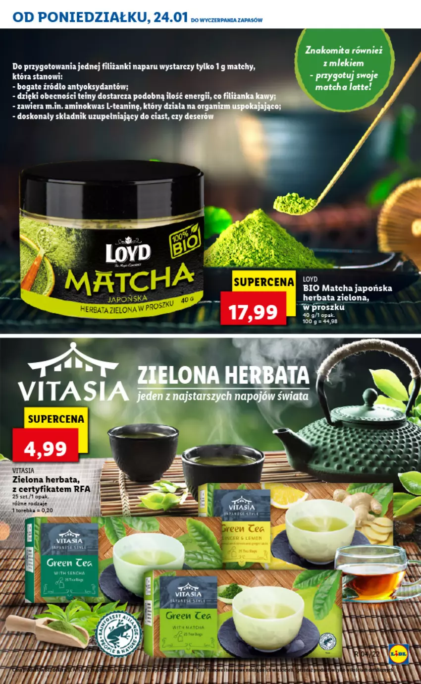 Gazetka promocyjna Lidl - GAZETKA - ważna 24.01 do 26.01.2022 - strona 45 - produkty: Dada, Deser, Fa, Filiżanka, Herbata, Ser