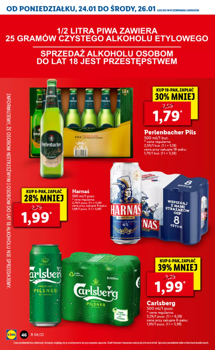 Gazetka promocyjna Lidl - GAZETKA - ważna 24.01 do 26.01.2022 - strona 50 - produkty: Carlsberg, Gra, Harnaś, Nioh, Piwa, Sos