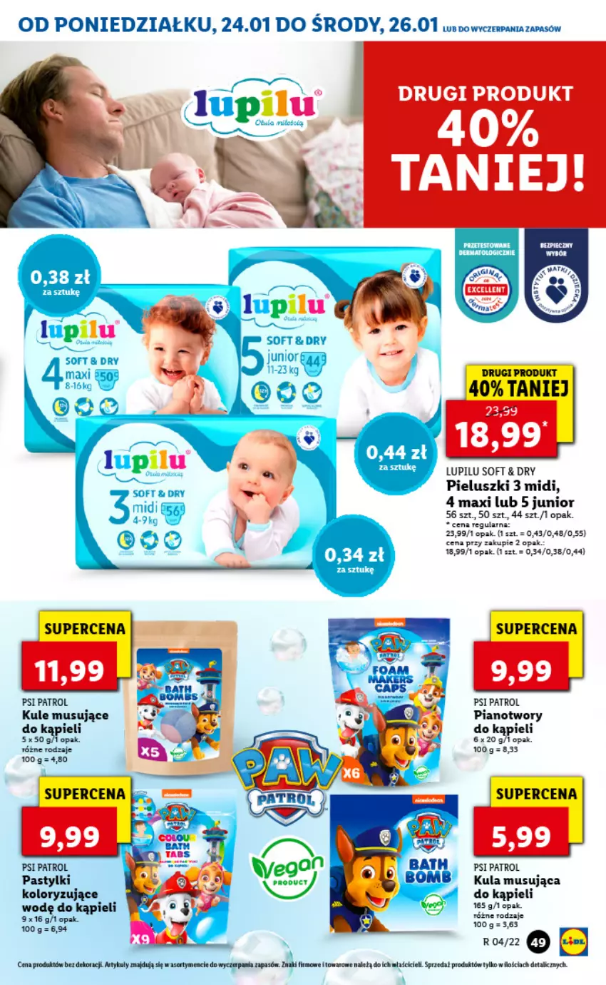 Gazetka promocyjna Lidl - GAZETKA - ważna 24.01 do 26.01.2022 - strona 53 - produkty: Fa, Mus, Pastylki, Psi Patrol