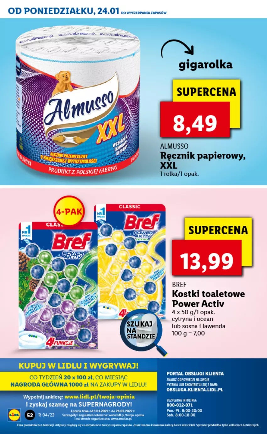 Gazetka promocyjna Lidl - GAZETKA - ważna 24.01 do 26.01.2022 - strona 56 - produkty: Bref, Gry, Mus, Papier, Ręcznik, Sos