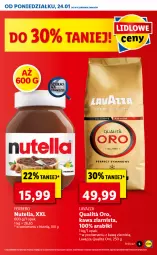 Gazetka promocyjna Lidl - GAZETKA - Gazetka - ważna od 26.01 do 26.01.2022 - strona 5 - produkty: Nutella, Por, Kawa ziarnista, Kawa, Ferrero, Lavazza