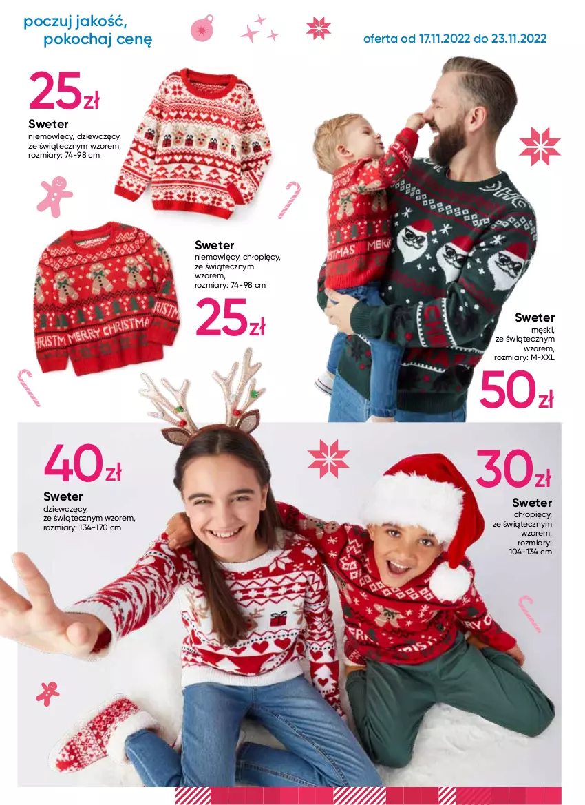 Gazetka promocyjna Pepco - Świąteczny Sklep - Swetry - ważna 17.11 do 23.11.2022 - strona 2 - produkty: Koc, Sweter