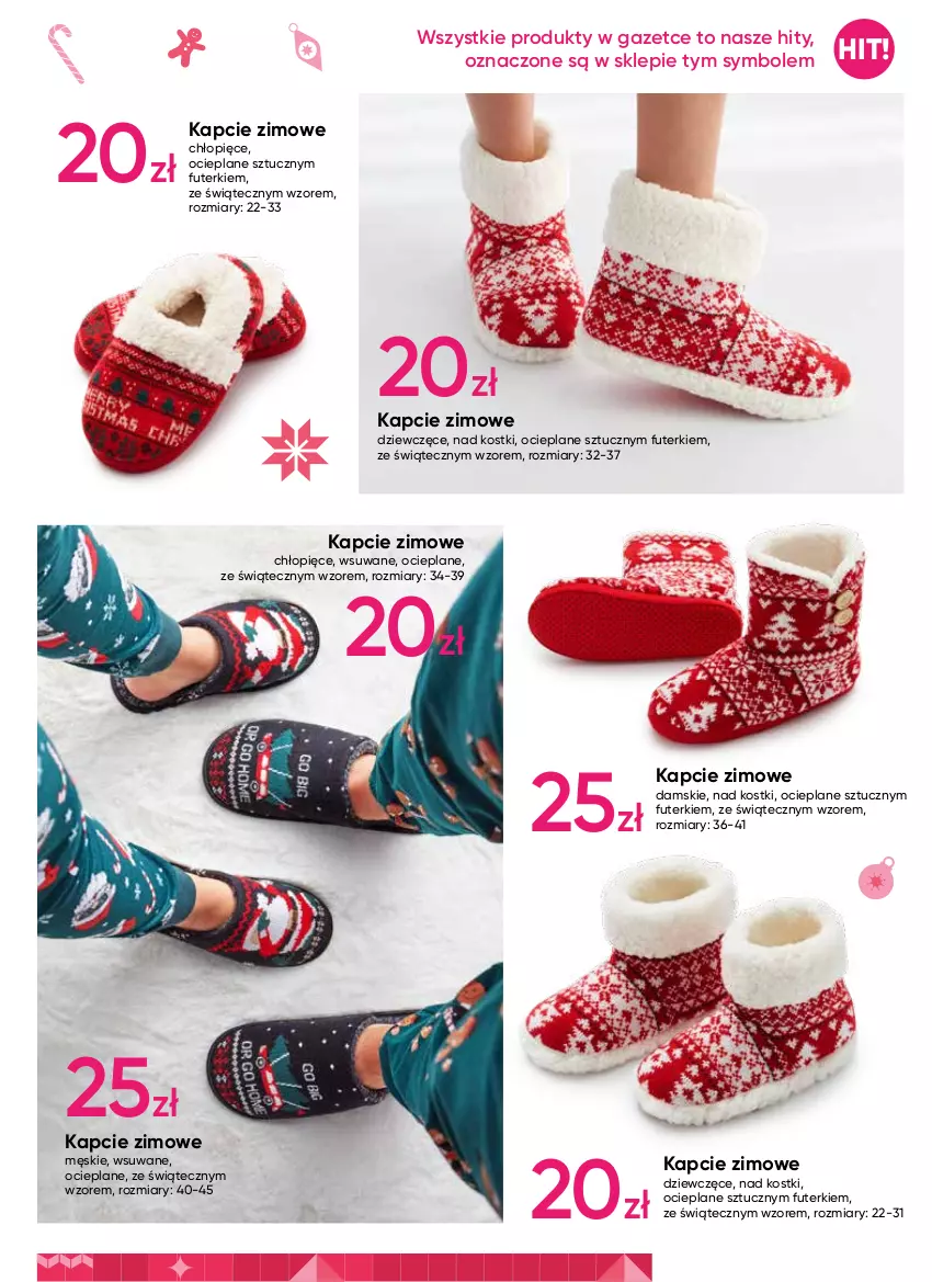 Gazetka promocyjna Pepco - Świąteczny Sklep - Swetry - ważna 17.11 do 23.11.2022 - strona 3 - produkty: Kapcie, O nas
