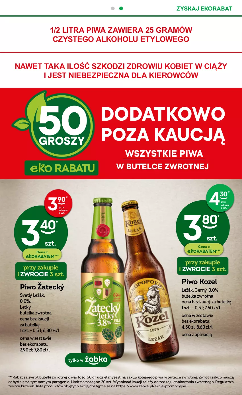 Gazetka promocyjna Żabka - ważna 19.07 do 01.08.2023 - strona 19 - produkty: Gra, Kozel, Mus, Olej, Piec, Piwa, Piwo, Sok