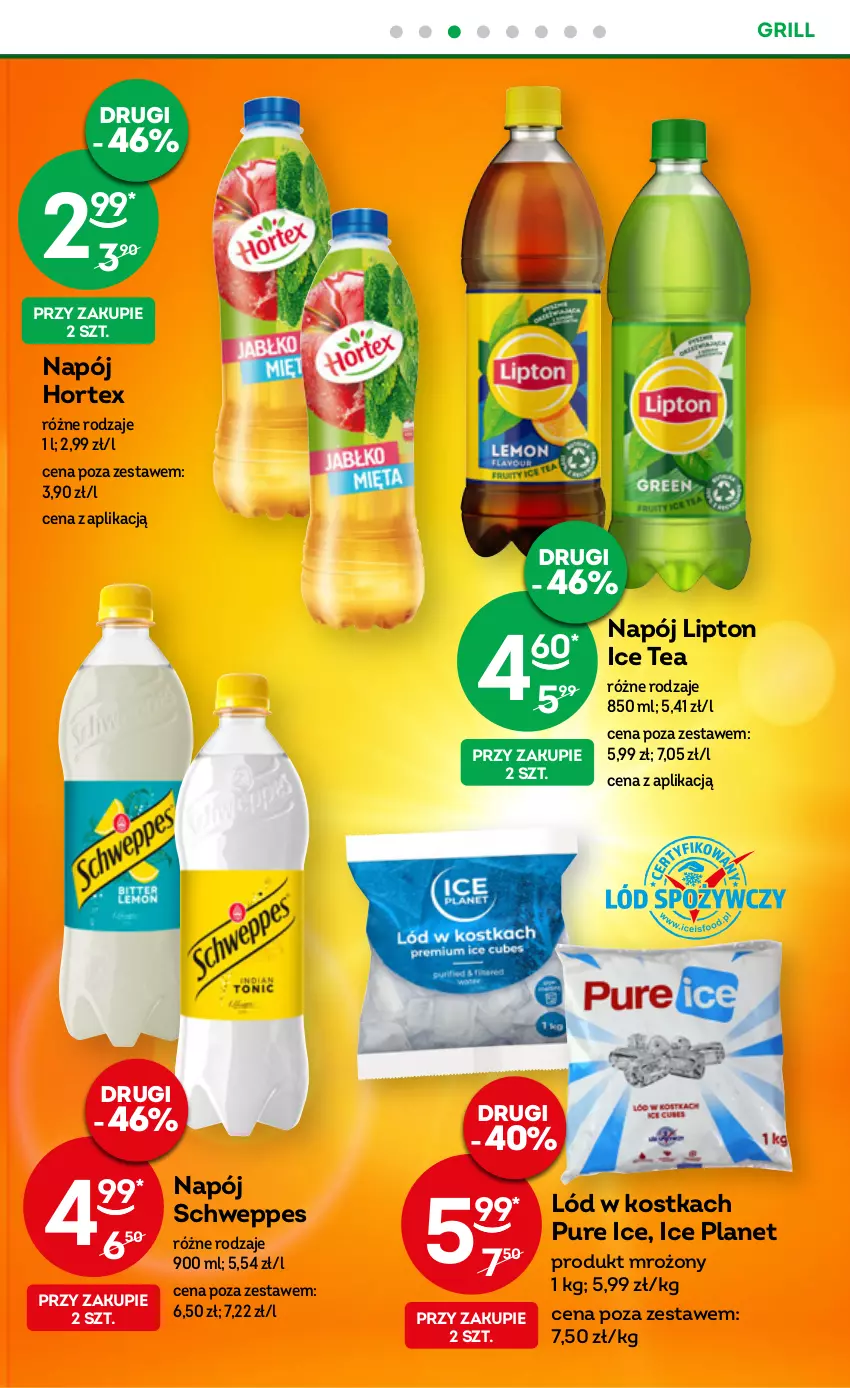 Gazetka promocyjna Żabka - ważna 19.07 do 01.08.2023 - strona 25 - produkty: Grill, Hortex, Ice tea, Lipton, Napój, Pur, Schweppes