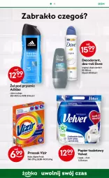 Gazetka promocyjna Żabka - Gazetka - ważna od 01.08 do 01.08.2023 - strona 56 - produkty: Gin, Papier, Dezodorant, Adidas, Papier toaletowy, Velvet, Dove, Vizir