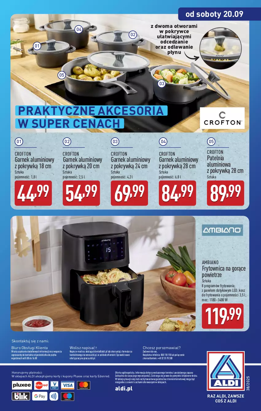 Gazetka promocyjna Aldi - Artykuły przemysłowe i tekstylia - ważna 17.09 do 20.09.2025 - strona 12 - produkty: Biuro, Garnek, Gra, Kosz, O nas, Patelnia, Por