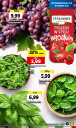 Gazetka promocyjna Lidl - GAZETKA - Gazetka - ważna od 11.10 do 11.10.2023 - strona 23 - produkty: Rukola, Bazyl, Bazylia, Wino, Szpinak