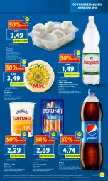 Gazetka promocyjna Lidl - GAZETKA - Gazetka - ważna od 11.10 do 11.10.2023 - strona 3 - produkty: Piec, Mus, Piątnica, Parówki, Pepsi, Margaryna, Muszynianka, Morliny, Woda mineralna, Słynne, Woda, Olej, Berlinki, Magnez
