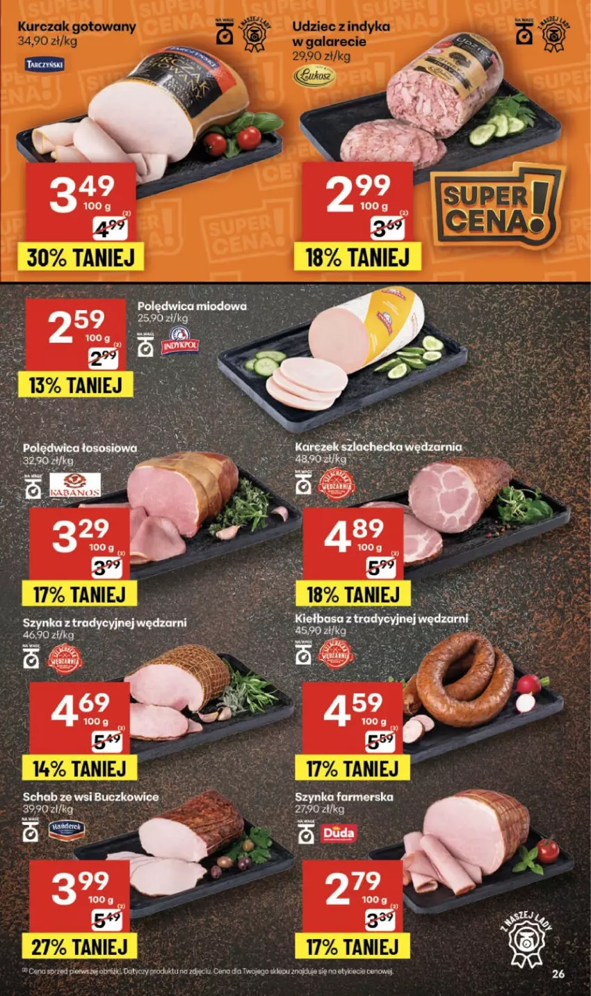Gazetka promocyjna Delikatesy Centrum - Franczyza DC39 Czwartek - ważna 25.09 do 01.10.2025 - strona 26 - produkty: Fa, KOBO, Polędwica, Szynka, Szynka farmerska