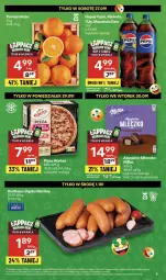 Gazetka promocyjna Delikatesy Centrum - Franczyza DC39 Czwartek - Gazetka - ważna od 01.10 do 01.10.2025 - strona 6 - produkty: Rum, Mirinda, Pepsi, Pizza, Mleczko, Morliny, Napój, Kiełbasa, Hortex, Kiełbasa śląska