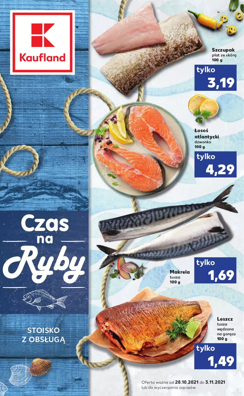 Gazetka promocyjna Kaufland - RYBY - ważna 28.10 do 03.11.2021 - strona 1 - produkty: Tusz, Zupa