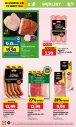 Gazetka promocyjna Lidl - GAZETKA - Gazetka - ważna od 19.04 do 19.04.2025 - strona 44 - produkty: Ser, Serdelki, Dulano, Szynka, PIKOK, Frankfurterki