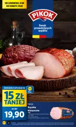 Gazetka promocyjna Lidl - GAZETKA - Gazetka - ważna od 19.04 do 19.04.2025 - strona 6 - produkty: Szynka, PIKOK
