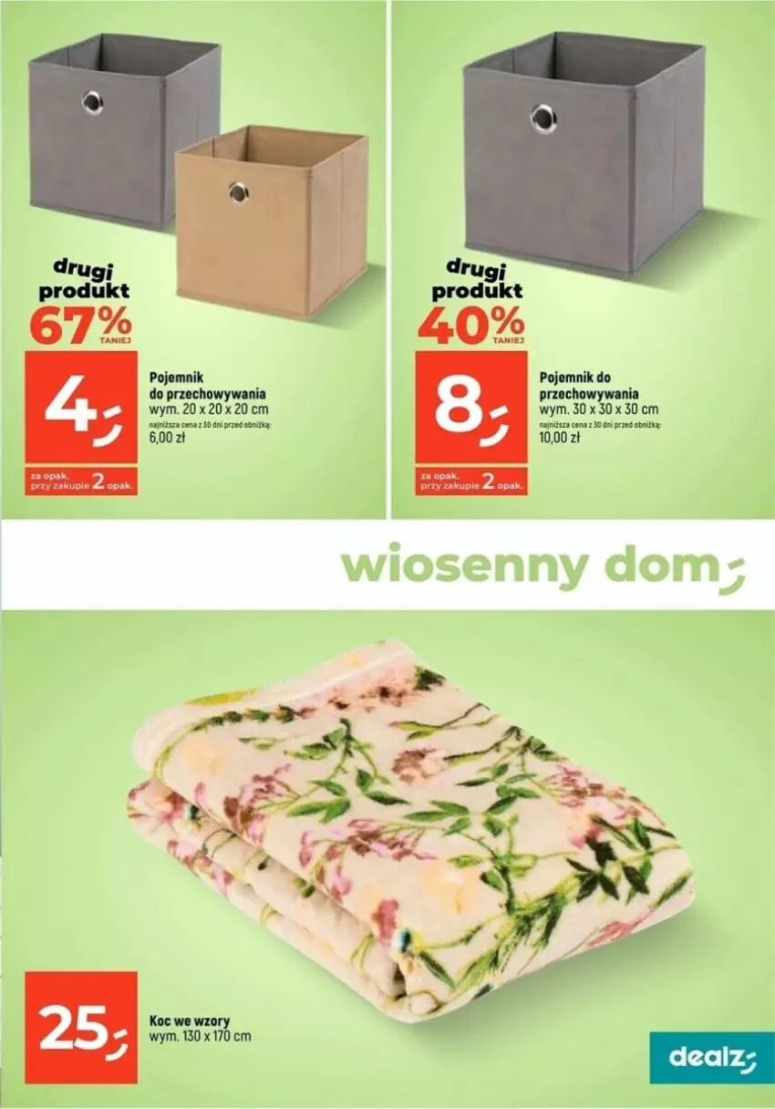 Gazetka promocyjna Dealz - ważna 09.05 do 15.05.2024 - strona 11 - produkty: Koc, Pojemnik, Pojemnik do przechowywania