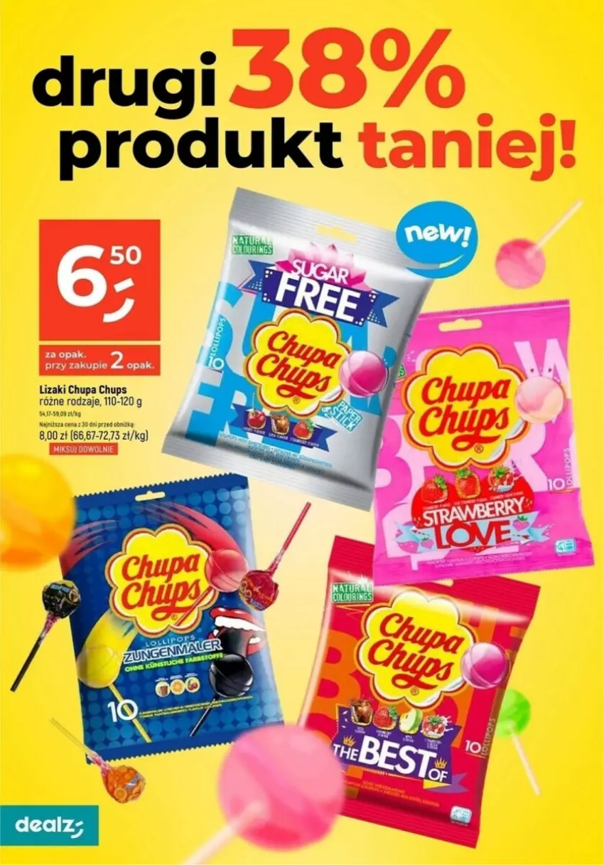 Gazetka promocyjna Dealz - ważna 09.05 do 15.05.2024 - strona 2 - produkty: Chupa Chups, Lizaki