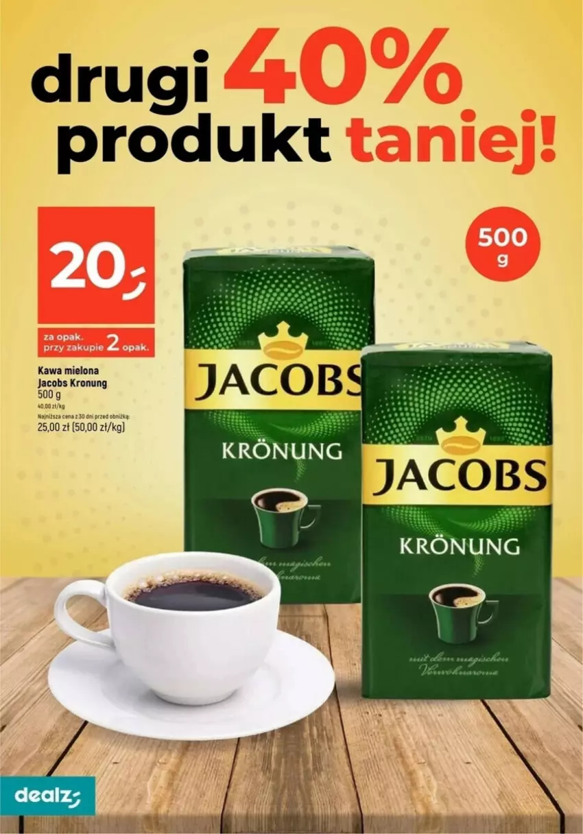 Gazetka promocyjna Dealz - ważna 09.05 do 15.05.2024 - strona 4 - produkty: Jacobs, Kawa, Kawa mielona