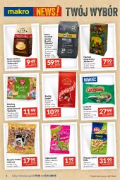 Gazetka promocyjna Makro - Najlepsze oferty - Gazetka - ważna od 13.11 do 13.11.2023 - strona 8 - produkty: Goplana, Pistacje, Cukier, Kawa ziarnista, Praliny, Lindor, Kawa mielona, Kawa, LANA, Teekanne, Felix, Cukierki, Jacobs, Herbata