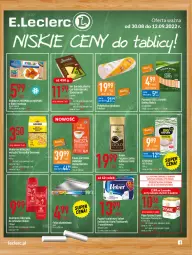 Gazetka promocyjna E Leclerc - Gazetka - ważna od 12.09 do 12.09.2022 - strona 1 - produkty: Piwa, Piwo, Polędwica, Makaron, Ser, Rum, Gra, Papier, Kawa ziarnista, Cars, Dallmayr, Kawa, Goliard, Tyskie, Papier toaletowy, Velvet, Szampon, Mintaj