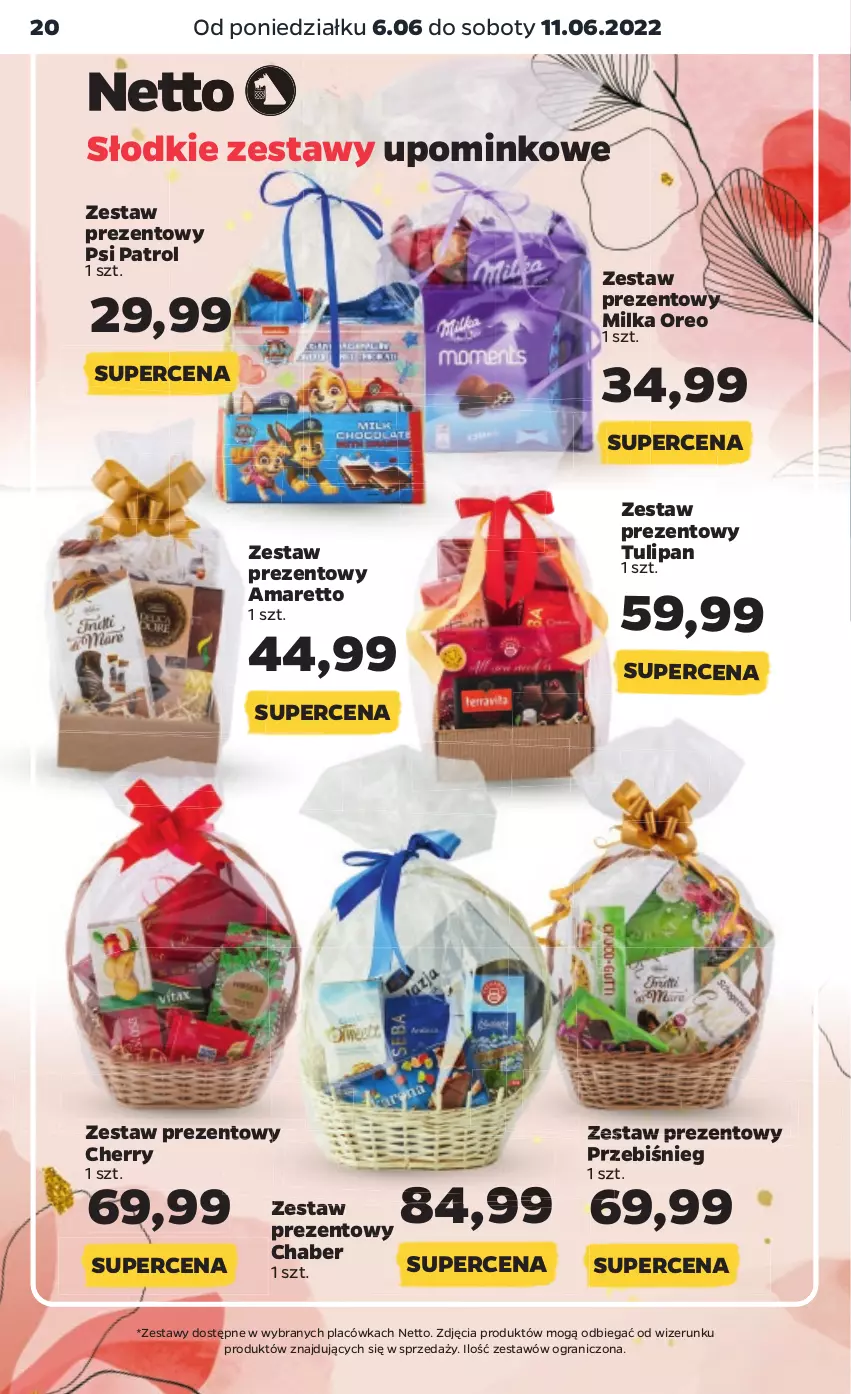 Gazetka promocyjna Netto - Gazetka spożywcza - ważna 06.06 do 11.06.2022 - strona 19 - produkty: Gra, Milka, Oreo, Psi Patrol, Tulipan, Zestaw prezentowy