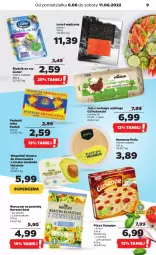 Gazetka promocyjna Netto - Gazetka spożywcza - Gazetka - ważna od 11.06 do 11.06.2022 - strona 9 - produkty: Piec, Hummus, Warzywa, Ser, Mus, Jaja, Kosz, Pizza, Pieczarka, Jaja z wolnego wybiegu, Kokos, Lisner