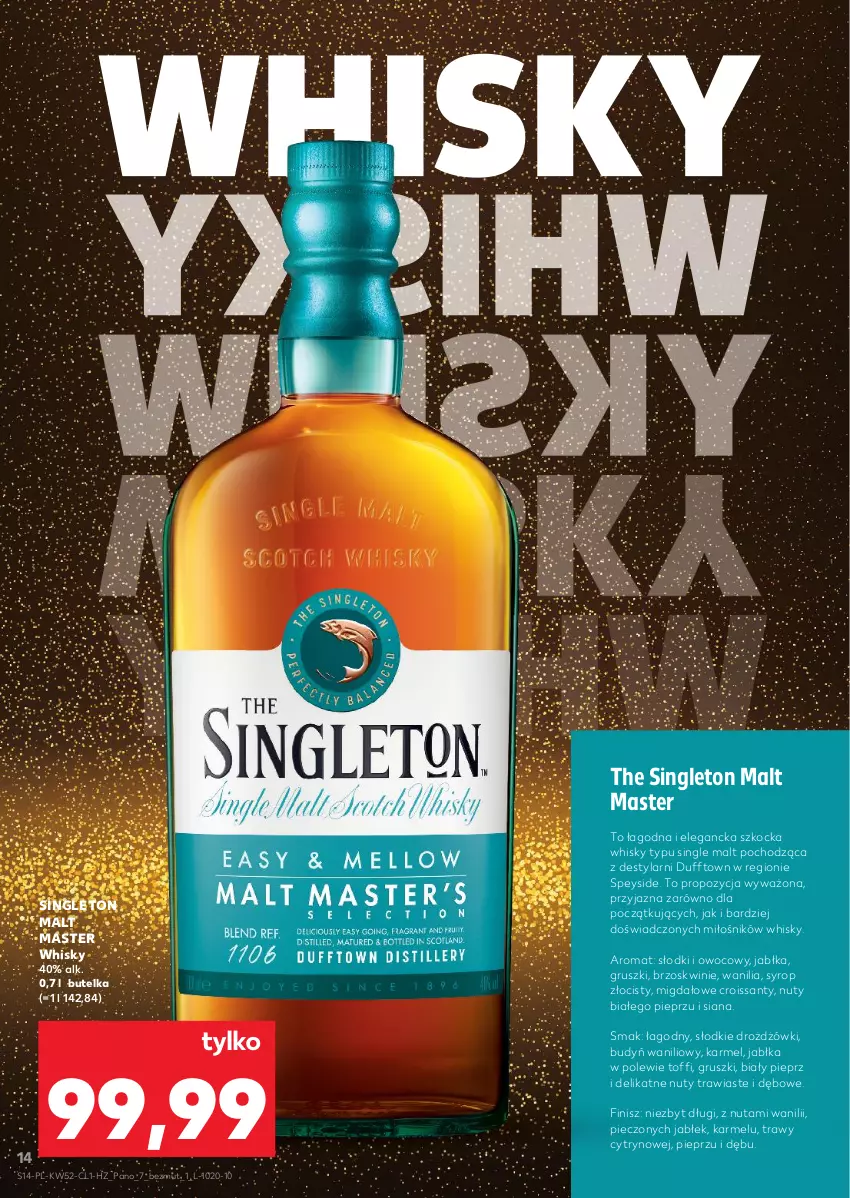 Gazetka promocyjna Kaufland - Barek Kauflandu - ważna 27.12.2025 do 07.01.2026 - strona 14 - produkty: Brzoskwinie, Budyń, Croissant, Gruszki, Jabłka, Koc, Nuty, Piec, Pieprz, Syrop, Whisky