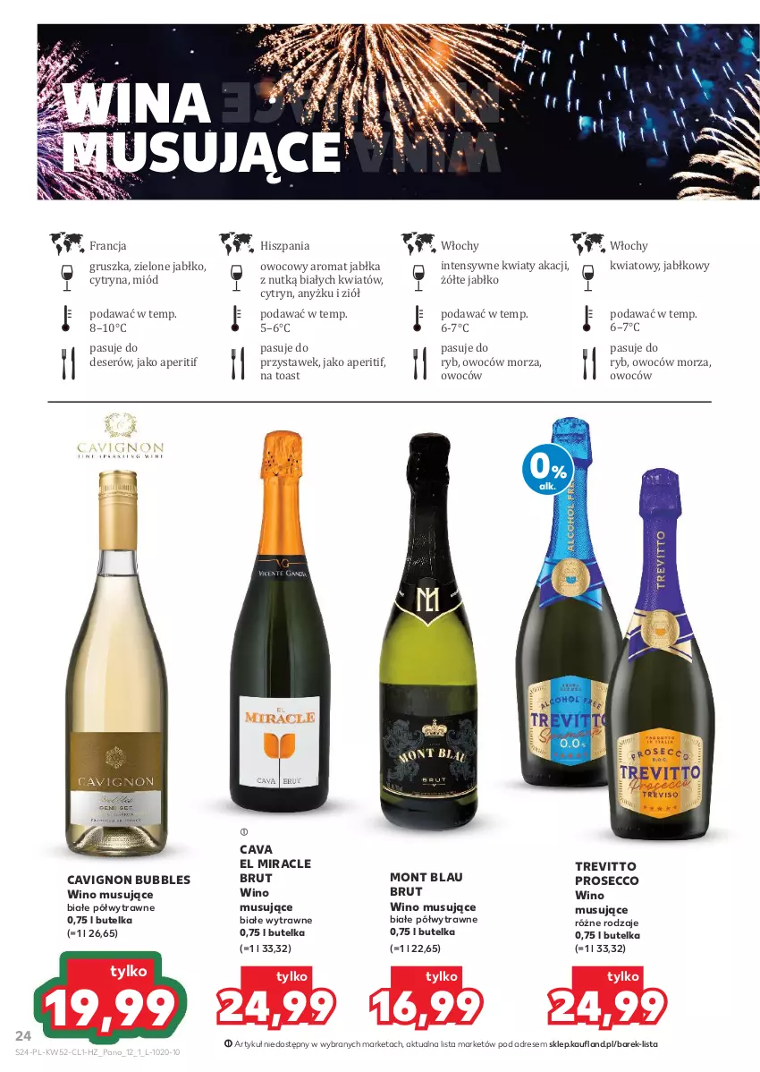 Gazetka promocyjna Kaufland - Barek Kauflandu - ważna 27.12.2025 do 07.01.2026 - strona 24 - produkty: Deser, Dres, Jabłka, Miód, Mus, Prosecco, Ser, Wino, Wino musujące