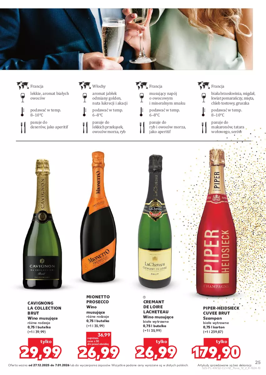 Gazetka promocyjna Kaufland - Barek Kauflandu - ważna 27.12.2025 do 07.01.2026 - strona 25 - produkty: Chleb, Chleb tostowy, Deser, Makaron, Mięta, Mionetto, Mus, Napój, Prosecco, Ser, Wino, Wino musujące