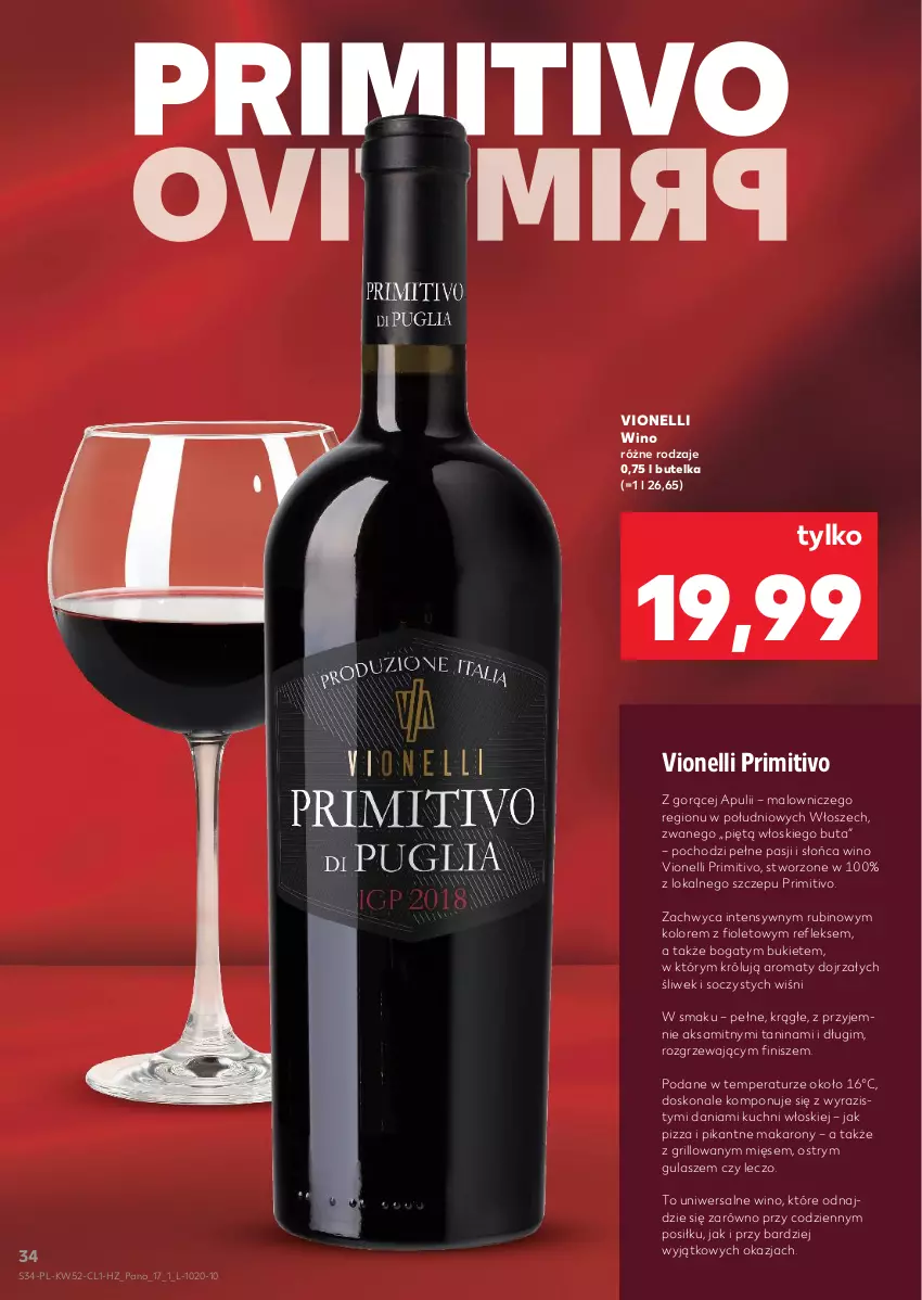 Gazetka promocyjna Kaufland - Barek Kauflandu - ważna 27.12.2025 do 07.01.2026 - strona 34 - produkty: Aksam, Bukiet, Grill, Makaron, Pizza, Rubin, Wino