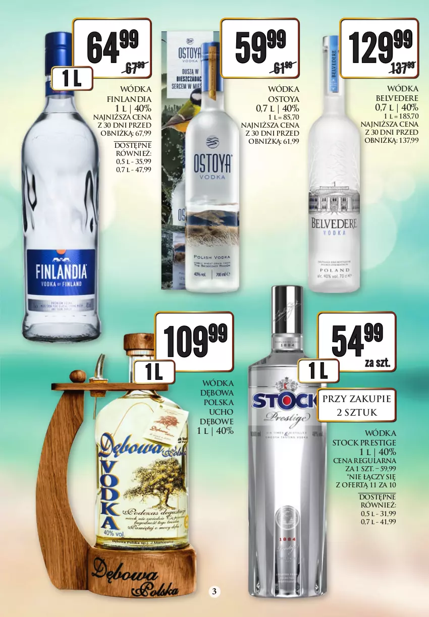 Gazetka promocyjna Dino - Katalog alkoholowy 14-19.08 - ważna 14.08 do 19.08.2023 - strona 3 - produkty: Bursztyn, Finlandia, Nuty, Stock, Wódka