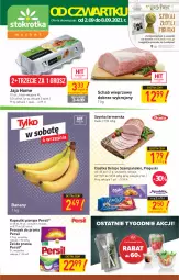 Gazetka promocyjna Stokrotka - Market - Gazetka - ważna od 08.09 do 08.09.2021 - strona 1 - produkty: Banany, Ciastka, Szynka farmerska, Jaja, Proszek do prania, Persil, Duda, Szynka, Schab wieprzowy, Delicje, Fa
