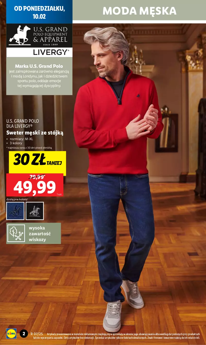 Gazetka promocyjna Lidl - GAZETKA - ważna 10.02 do 15.02.2025 - strona 2 - produkty: Gra, Moda, Por, Sok, Sport, Sweter