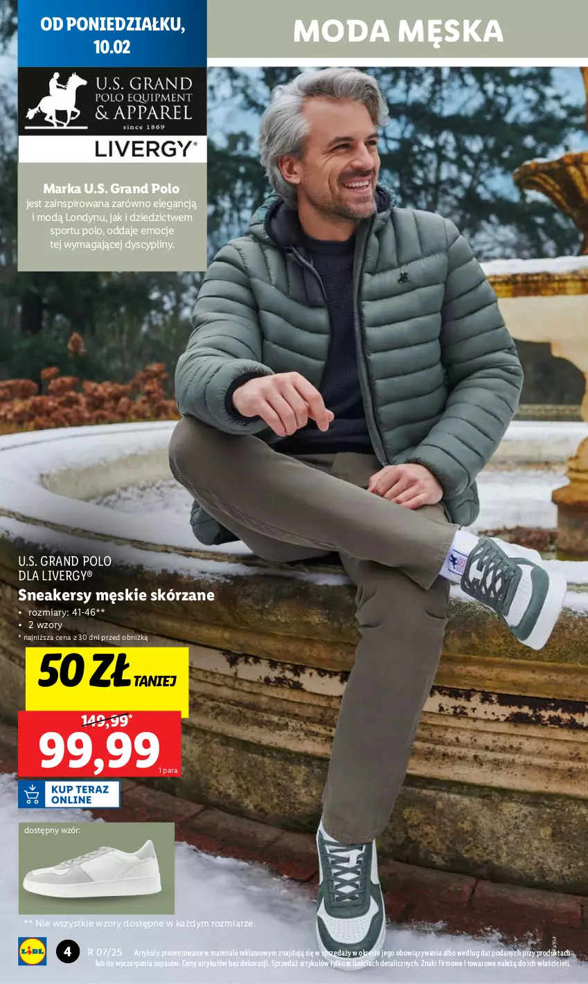 Gazetka promocyjna Lidl - GAZETKA - ważna 10.02 do 15.02.2025 - strona 4 - produkty: Gra, Moda, Por, Sneakersy, Sport