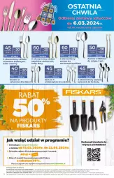 Gazetka promocyjna Stokrotka - Market - Gazetka - ważna od 28.02 do 28.02.2024 - strona 15 - produkty: Warzywa, Ser, Gra, Fiskars, Dzieci, Owoce, Zestaw sztućców, Mięso