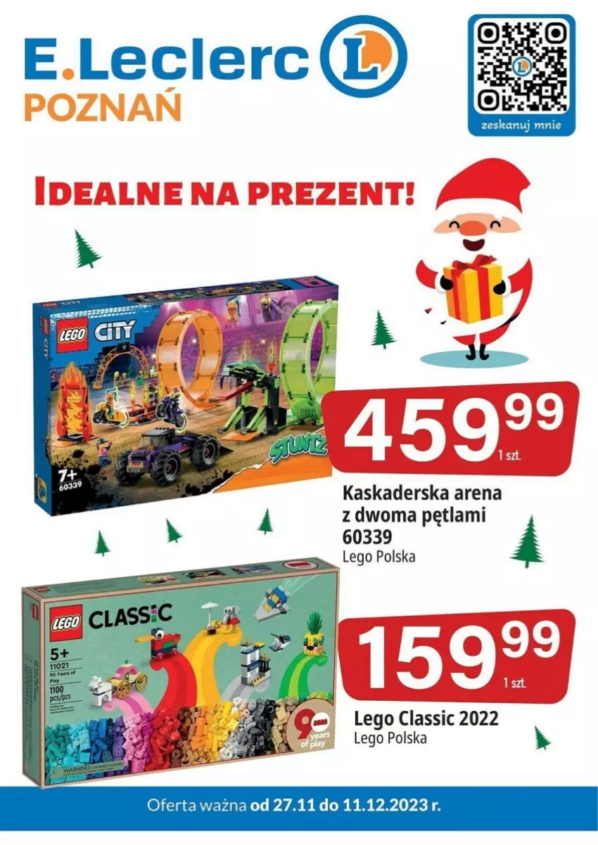 Gazetka promocyjna E Leclerc - ważna 27.11 do 11.12.2023 - strona 2 - produkty: Kask, Kaskaderska arena, LEGO, LEGO Classic