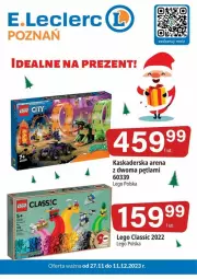 Gazetka promocyjna E Leclerc - Gazetka - ważna od 11.12 do 11.12.2023 - strona 2 - produkty: LEGO Classic, Kask, LEGO, Kaskaderska arena