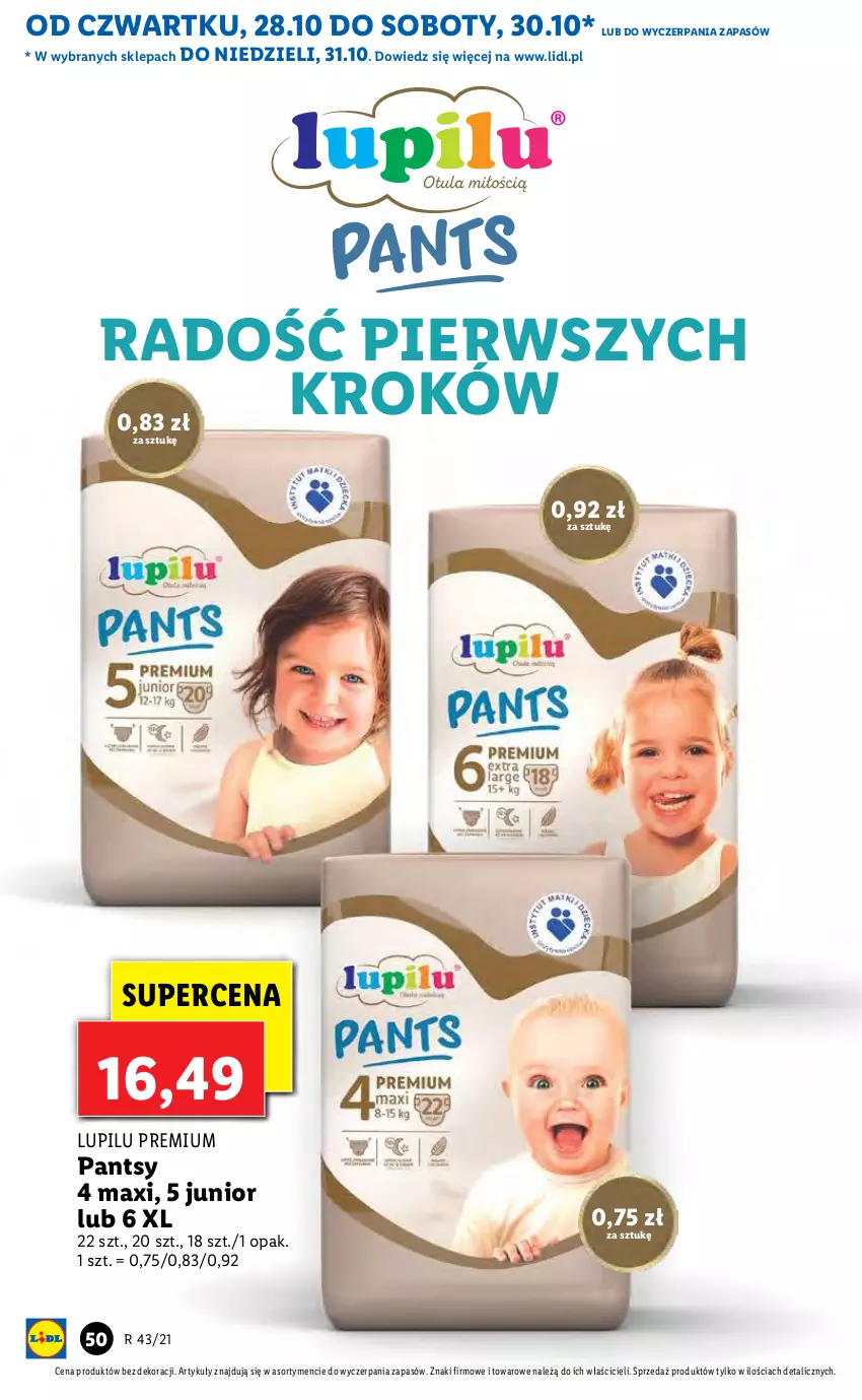 Gazetka promocyjna Lidl - GAZETKA - ważna 28.10 do 31.10.2021 - strona 50