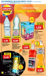 Gazetka promocyjna Lidl - GAZETKA - Gazetka - ważna od 31.10 do 31.10.2021 - strona 42 - produkty: Sok, Mus, Napój energetyczny, Napój izotoniczny, Tymbark, Limonka, Szyny, Oshee, Fanta, Woda mineralna, Woda, Wino, Mango, Napój, Mięta, Magnez, Grejpfrut, Fa